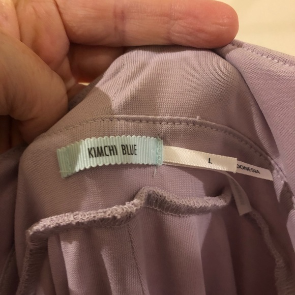 Kimchi Blue Veruca Skorted Wrap Romper (purple) - Picture 3 of 4